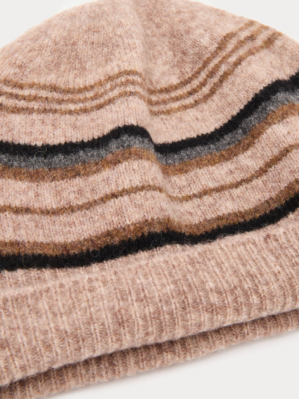 Gorro de rayas tricolor - OLIVIA BRUTUS