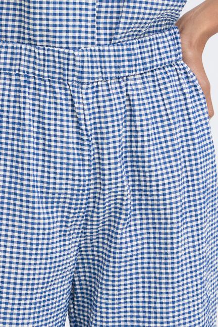 Pantalón Ihjilma Pa Azul Sodalita/Blanco A Cuadros
