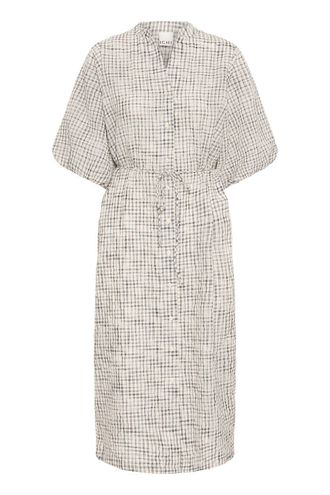 Vestido Ihhesima Estampado Cuadros Negros