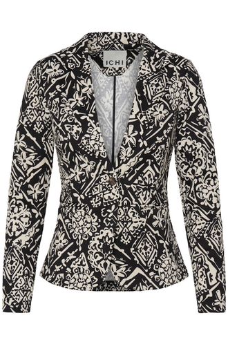 Blazer Ihkate Print Bl29 Parche Negro Gráfico