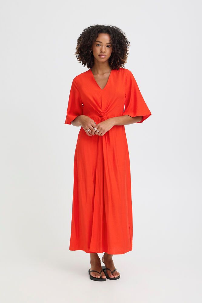 Vestido Ihimelda Dr Rojo Fuego