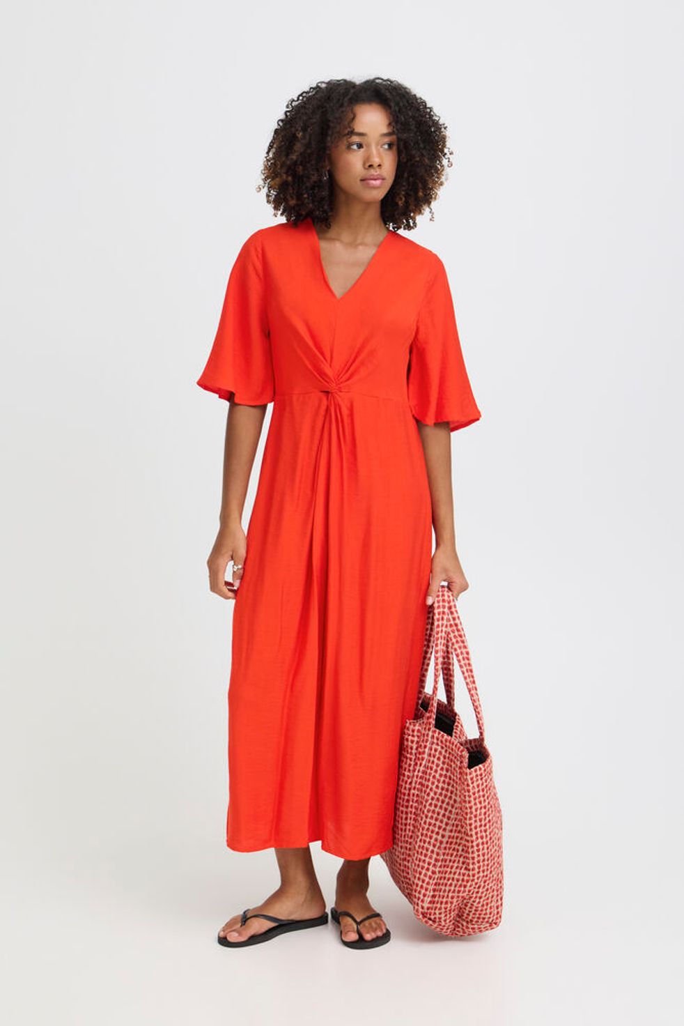 Vestido Ihimelda Dr Rojo Fuego