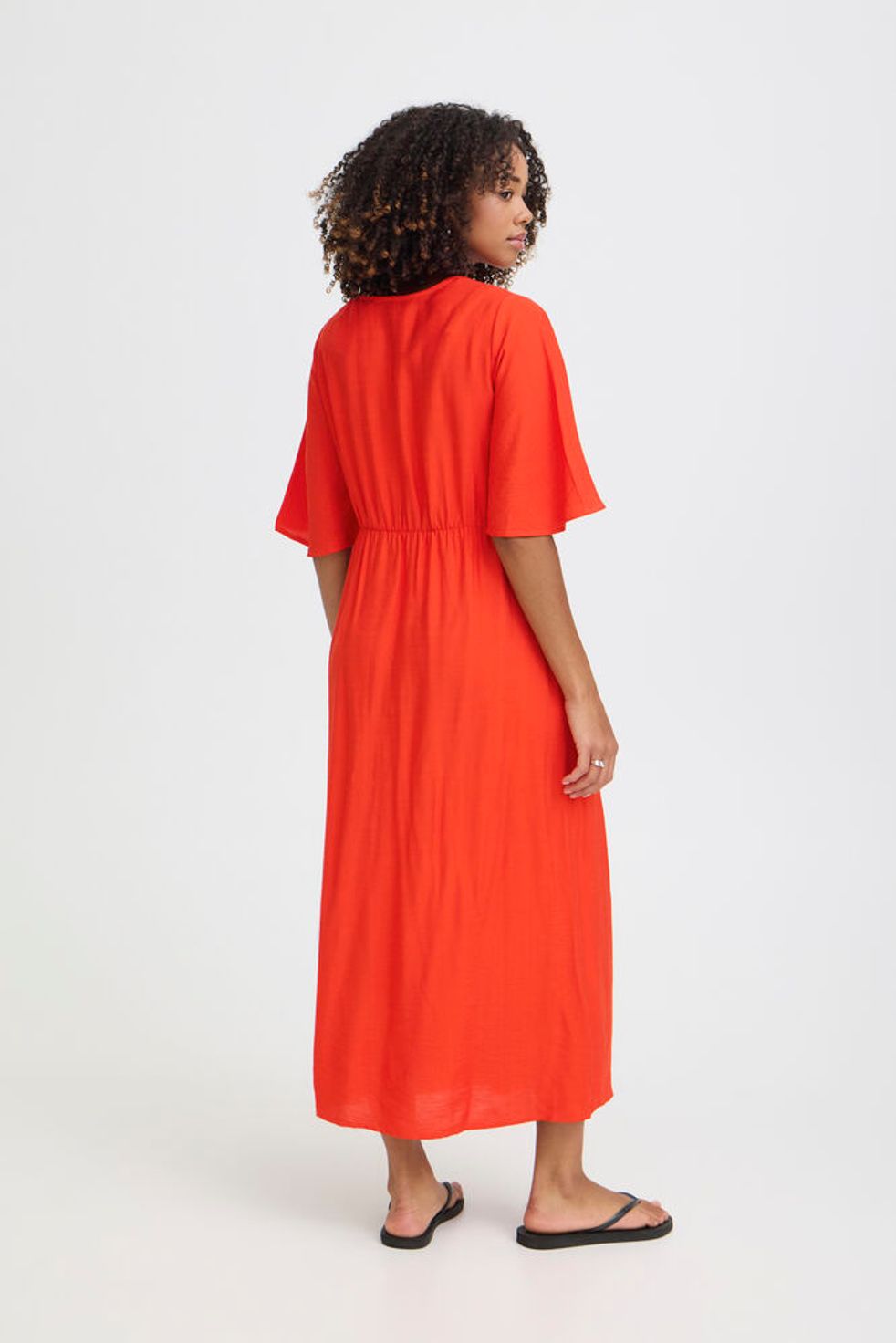 Vestido Ihimelda Dr Rojo Fuego