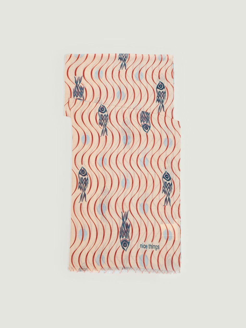 Chal Hellenic Waves Organic Cot. Sarong Crudo