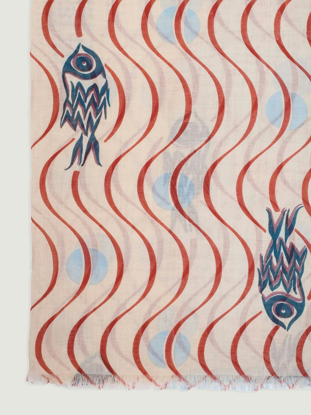 Chal Hellenic Waves Organic Cot. Sarong Crudo