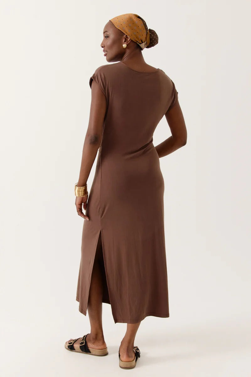 Vestido Dorisia Marrón