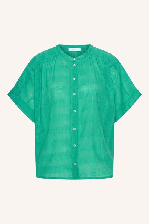 Blusa Alex Dobby Turquesa
