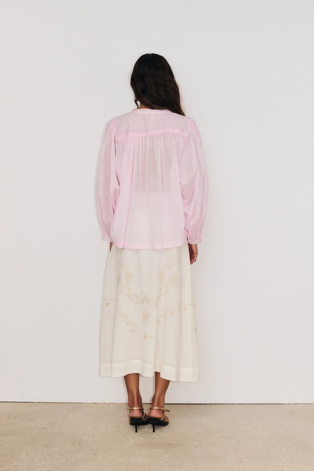Camisa ML Gaia Blush