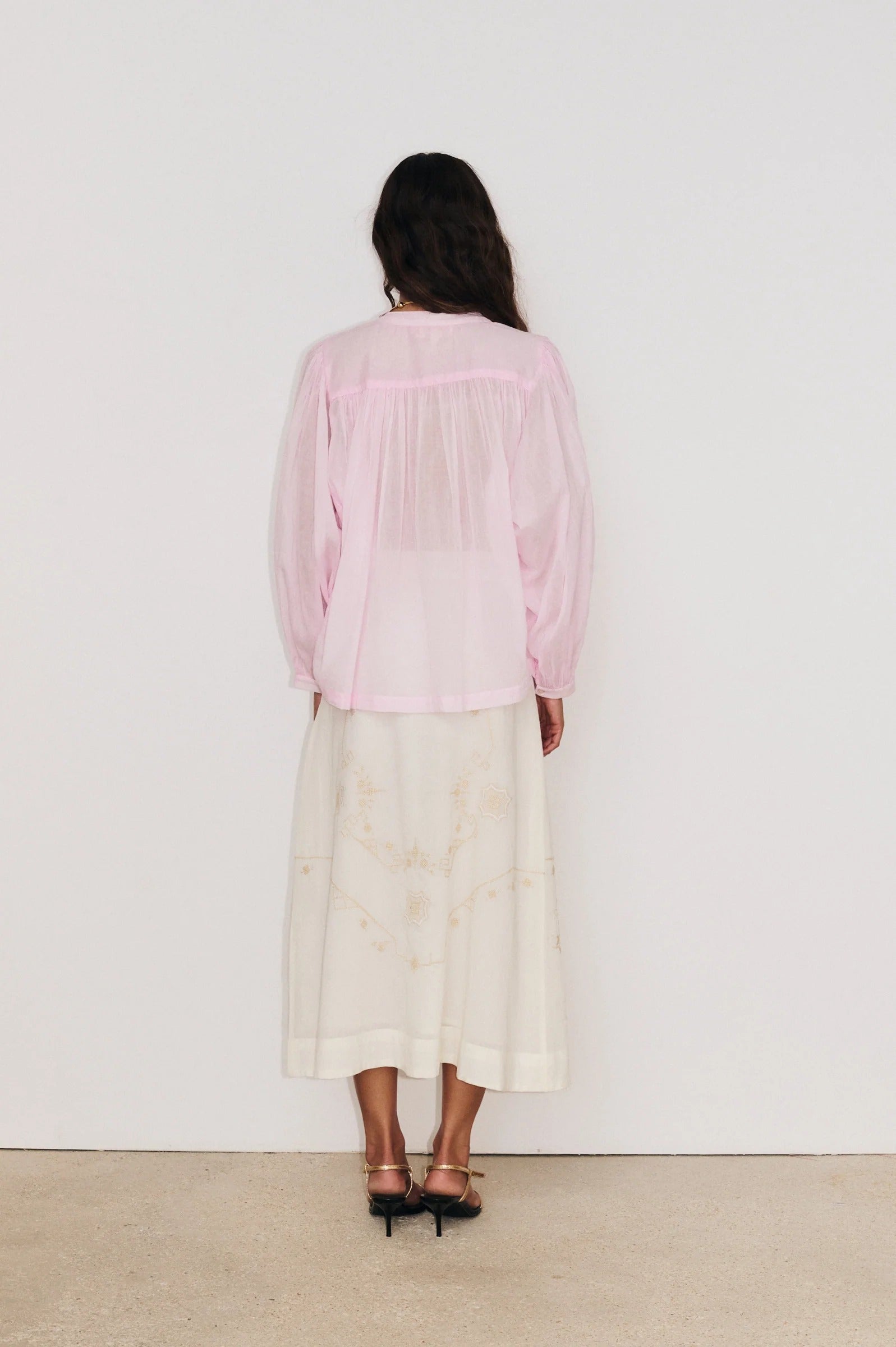 Camisa ML Gaia Blush