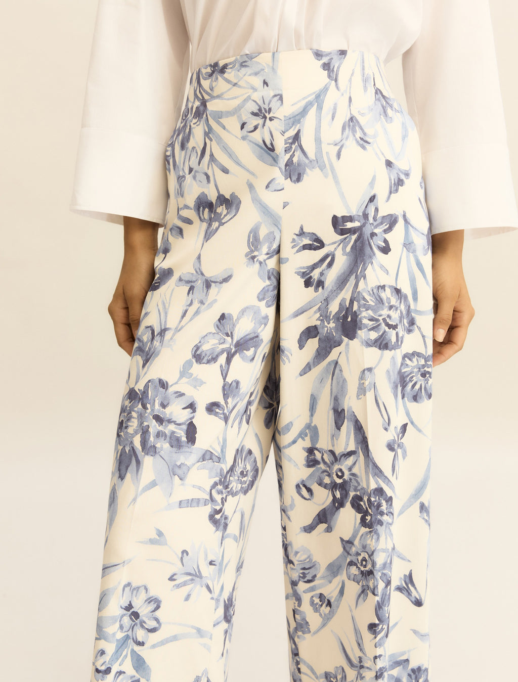 Pantalones anchos Emmtapioca Azul