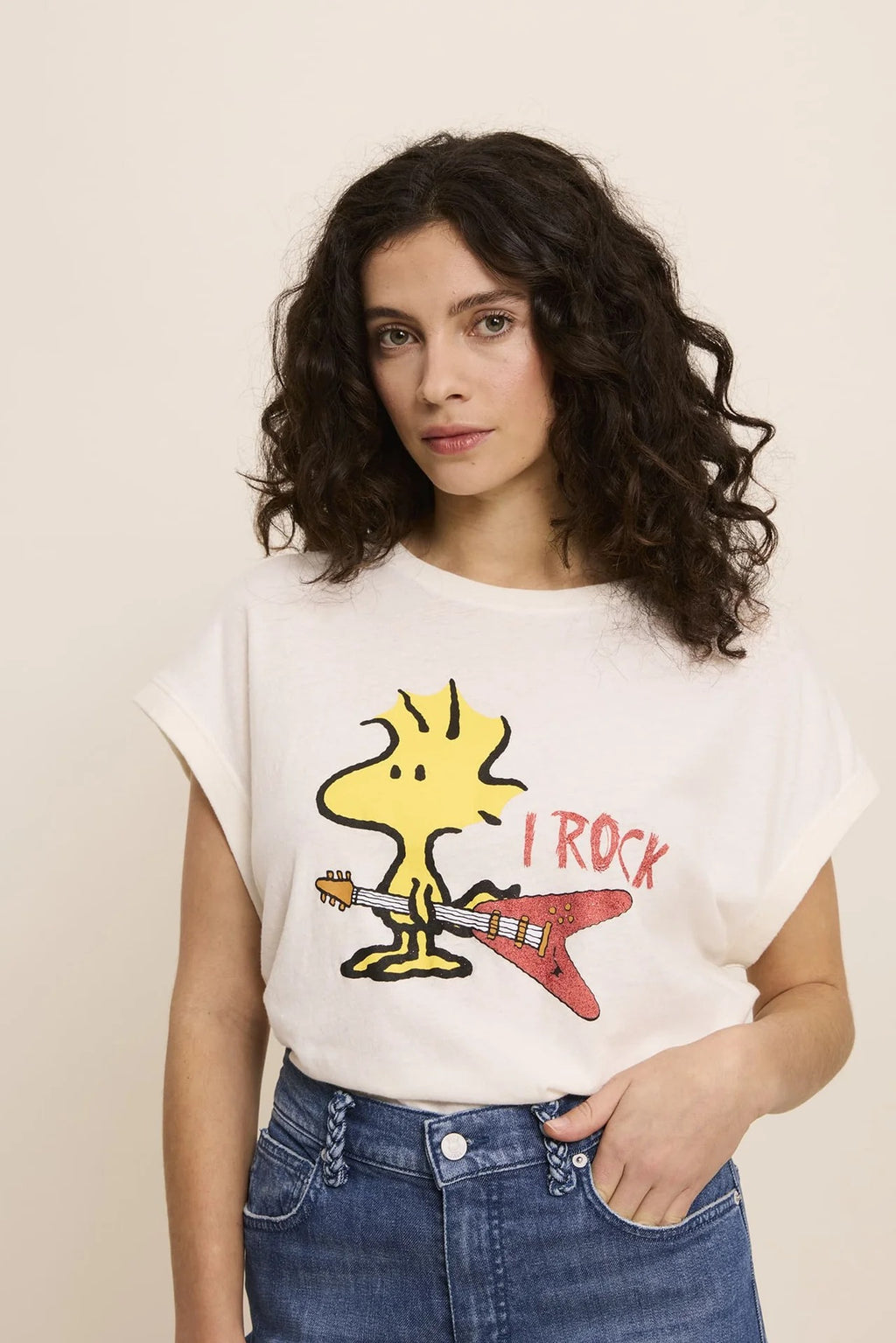 Camiseta Off White Woodstock