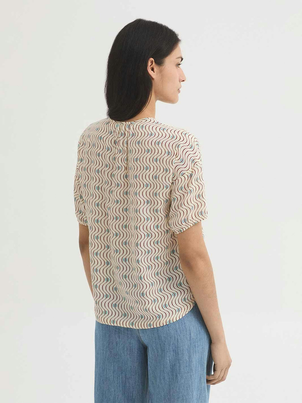 Top Hellenic Waves Print Crudo