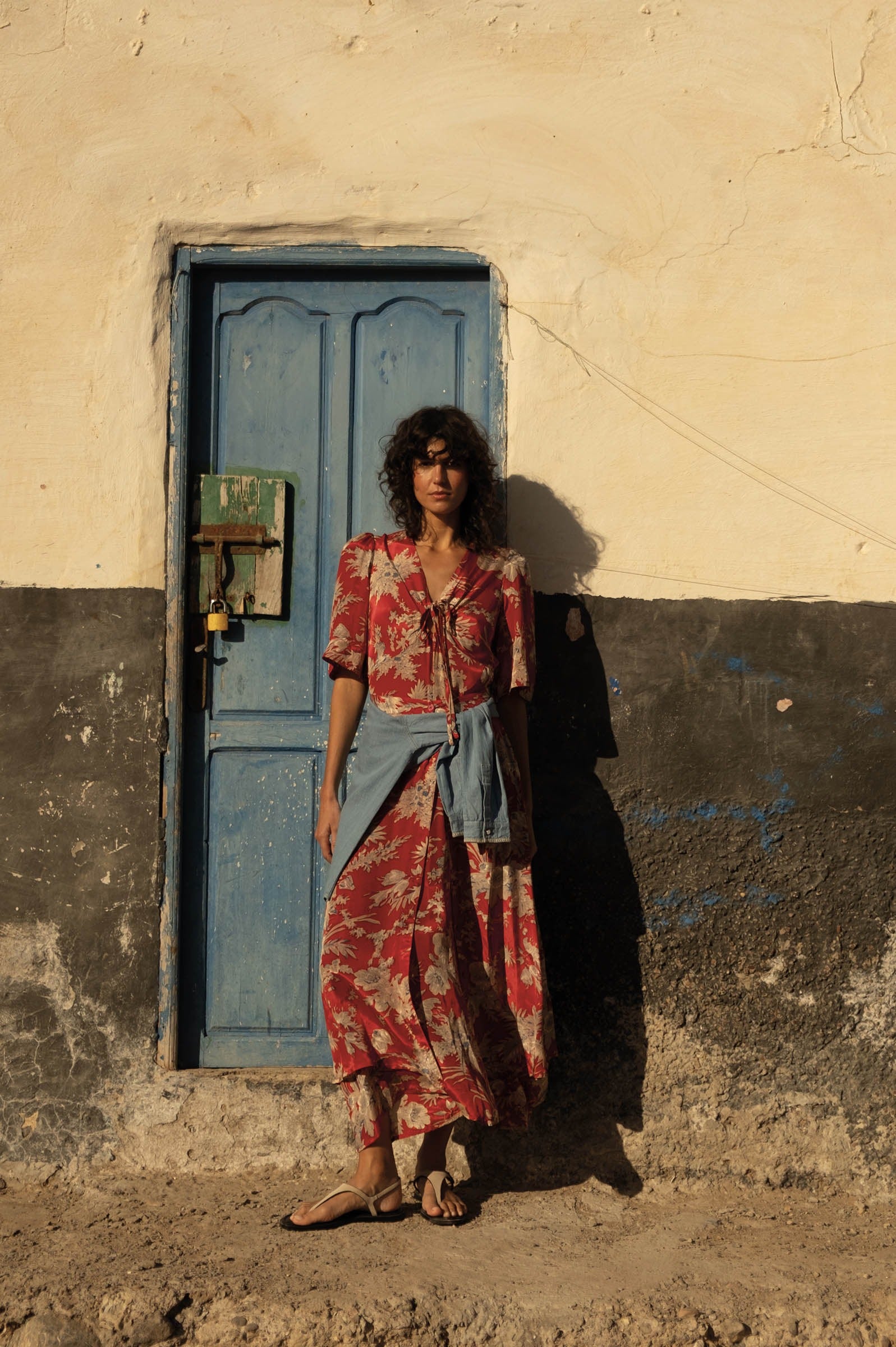 Vestido Long MC Flavie Rouge