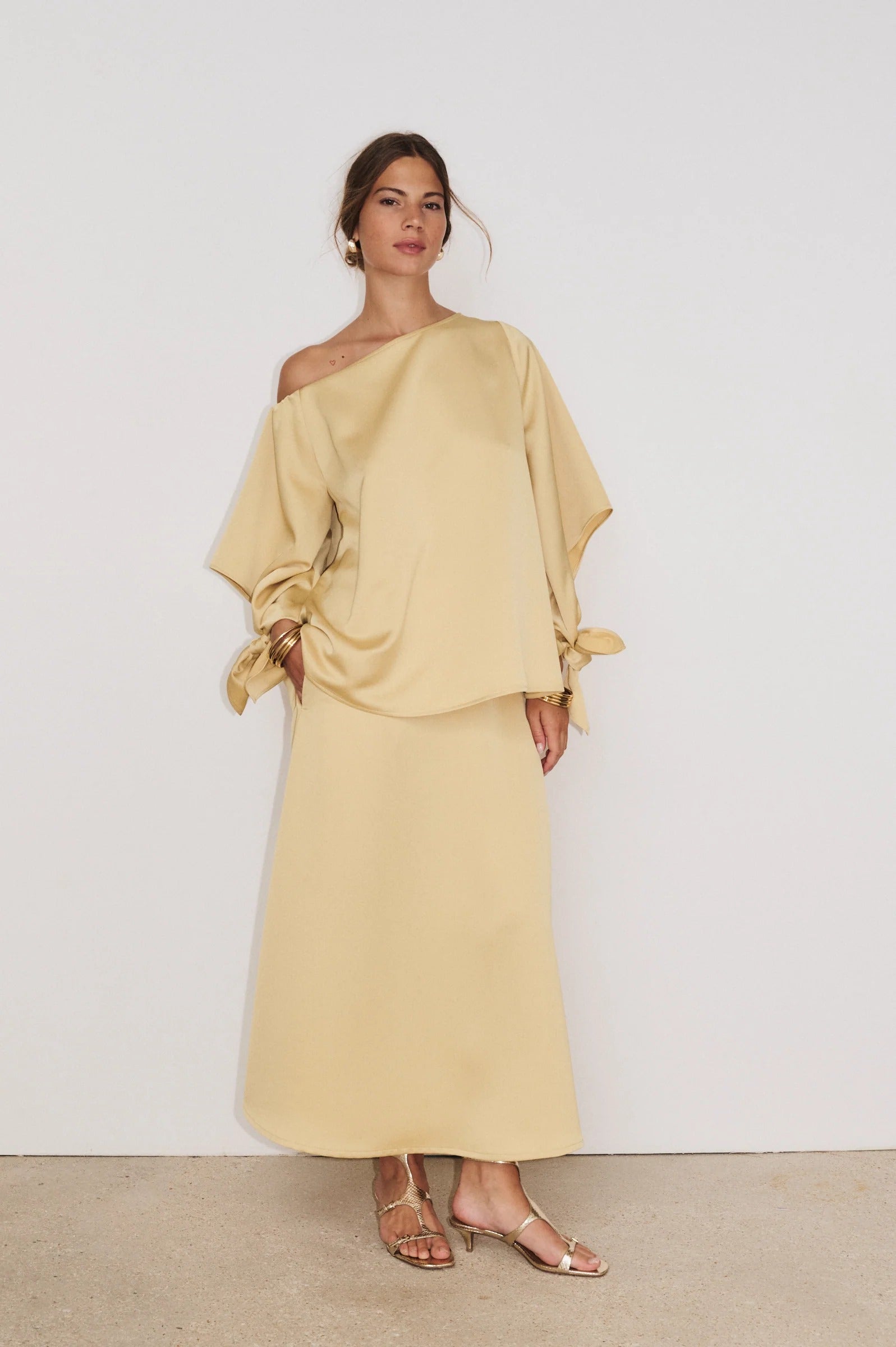 Falda Long Gala Rafia