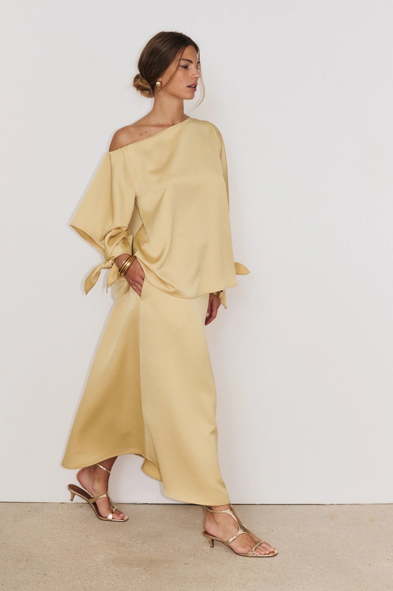 Falda Long Gala Rafia