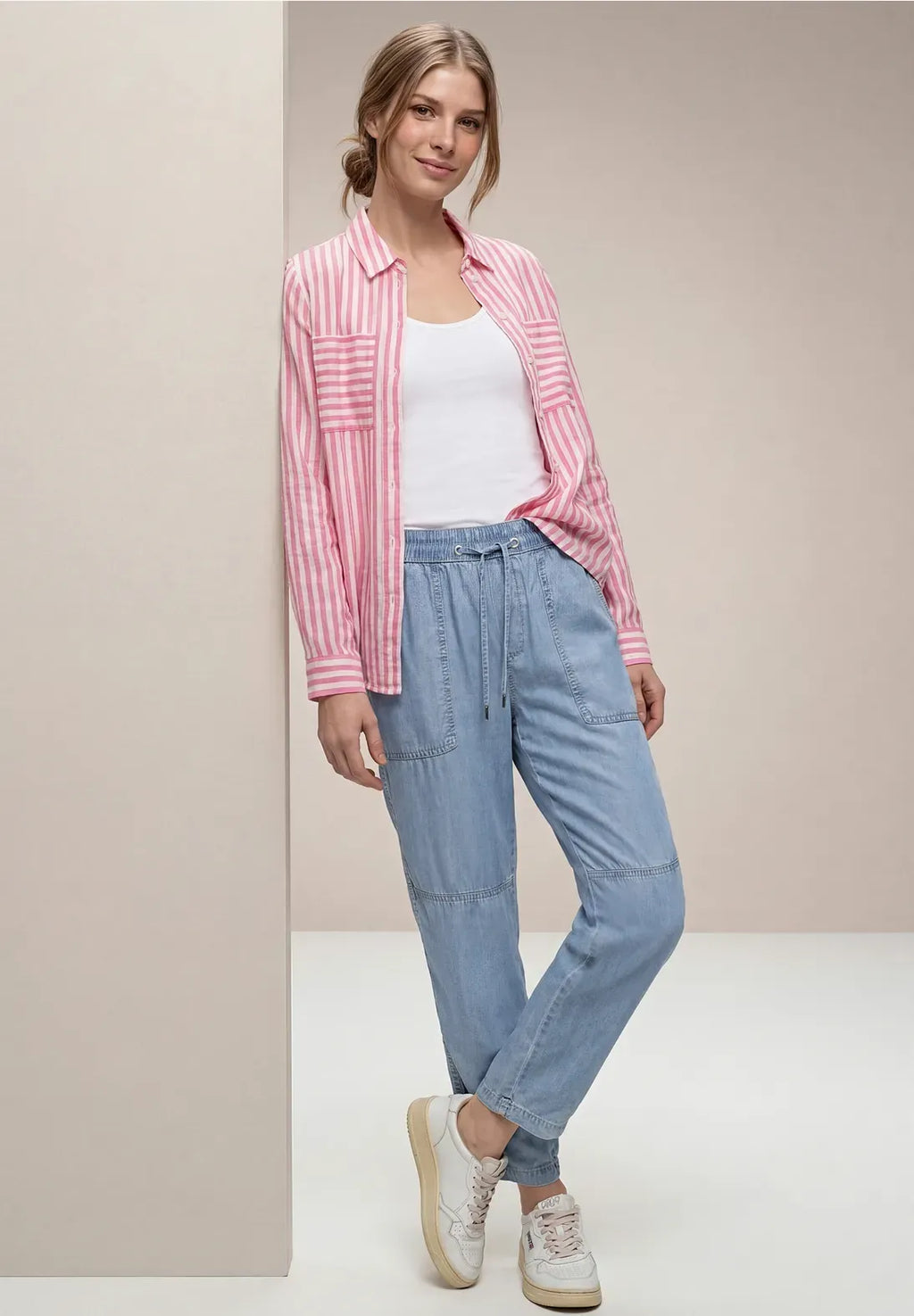Bonny L.28 Trousers Soft Wash Light Blue