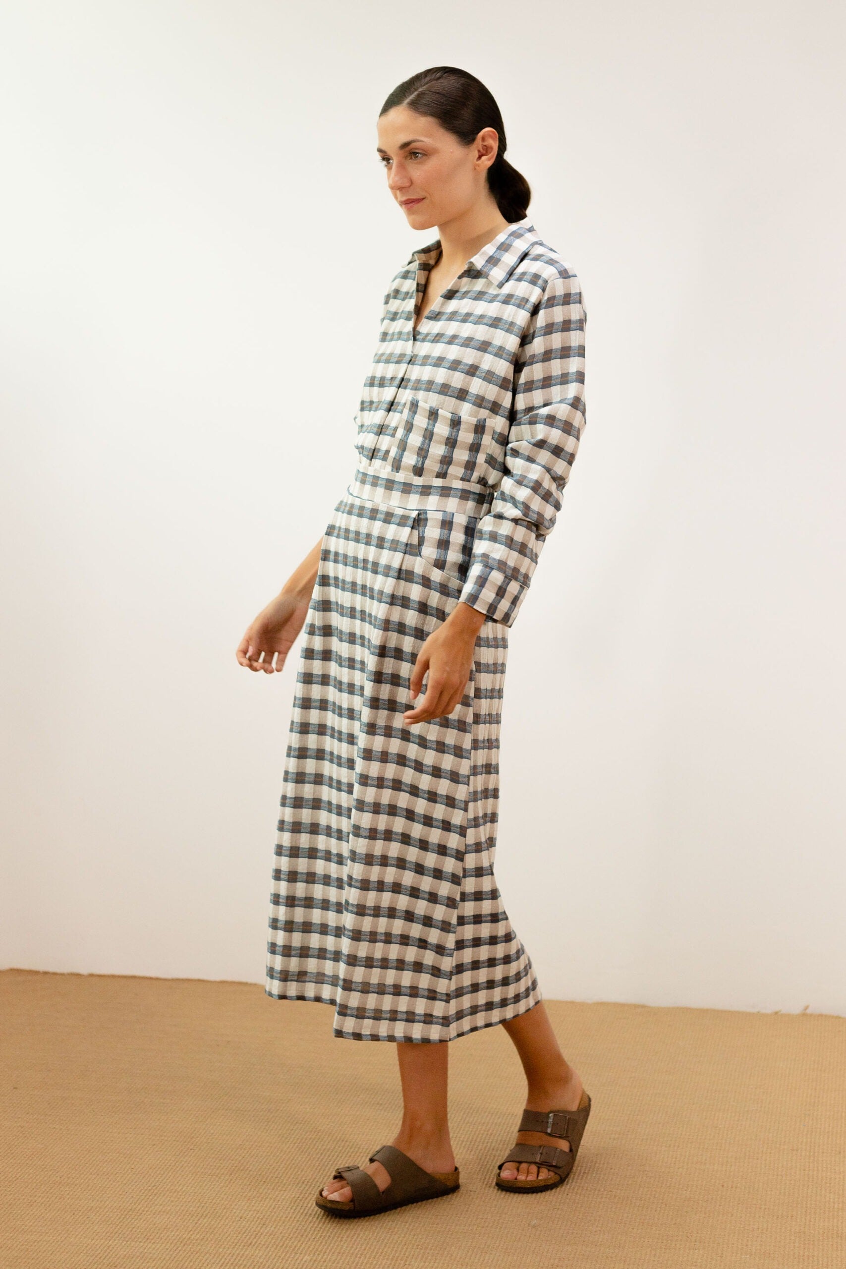 Falda Cuadros Azul/ Beige 2601155