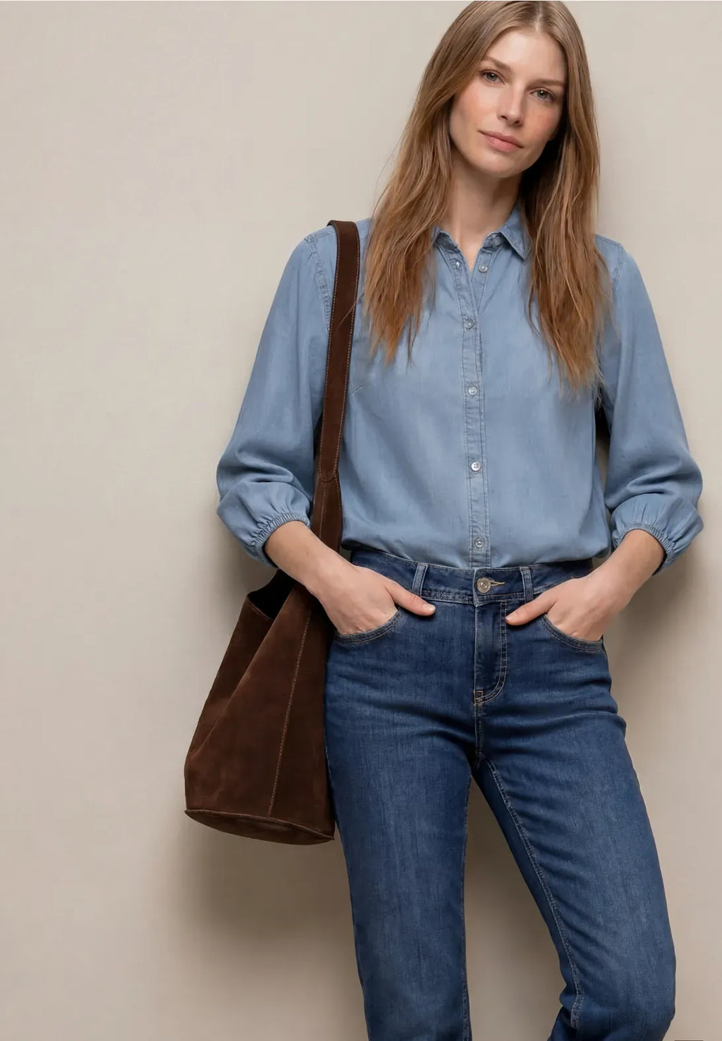 Emee Shirt, Soft Wash, Light Blue
