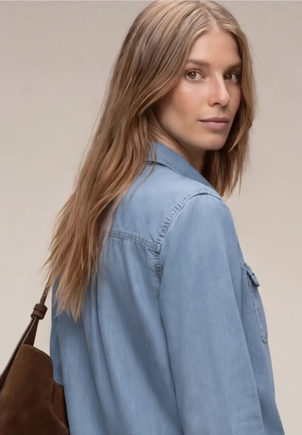 Emee Shirt, Soft Wash, Light Blue