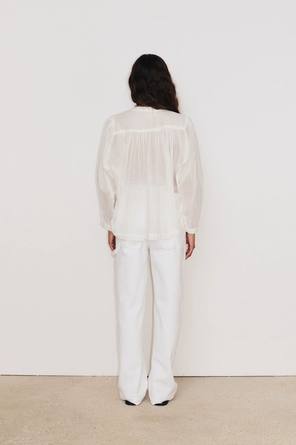 Camisa ML Gaia Blanc