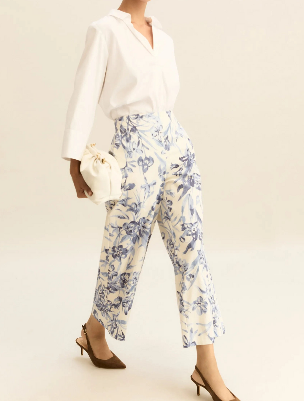 Pantalones anchos Emmtapioca Azul