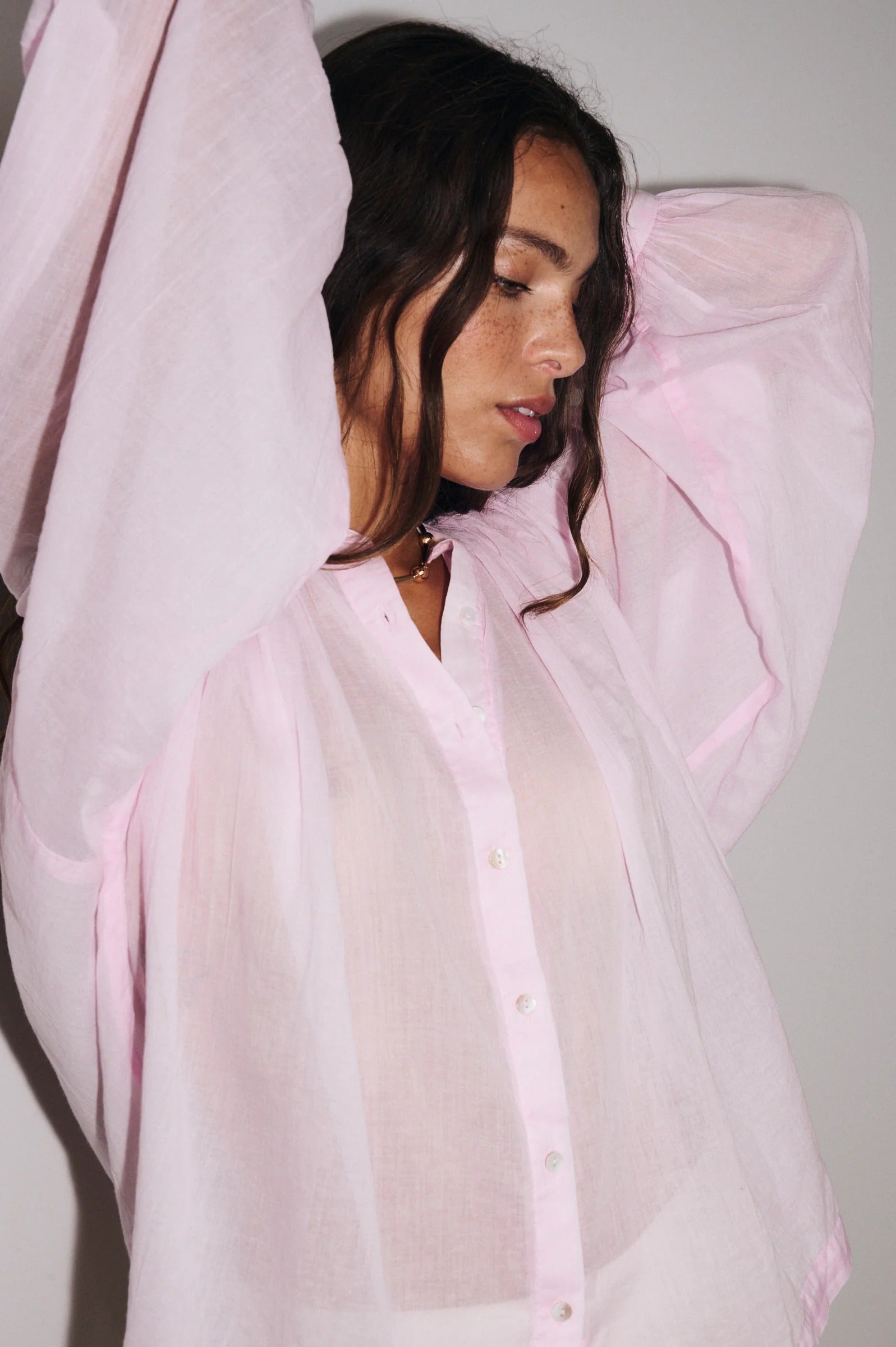 Camisa ML Gaia Blush