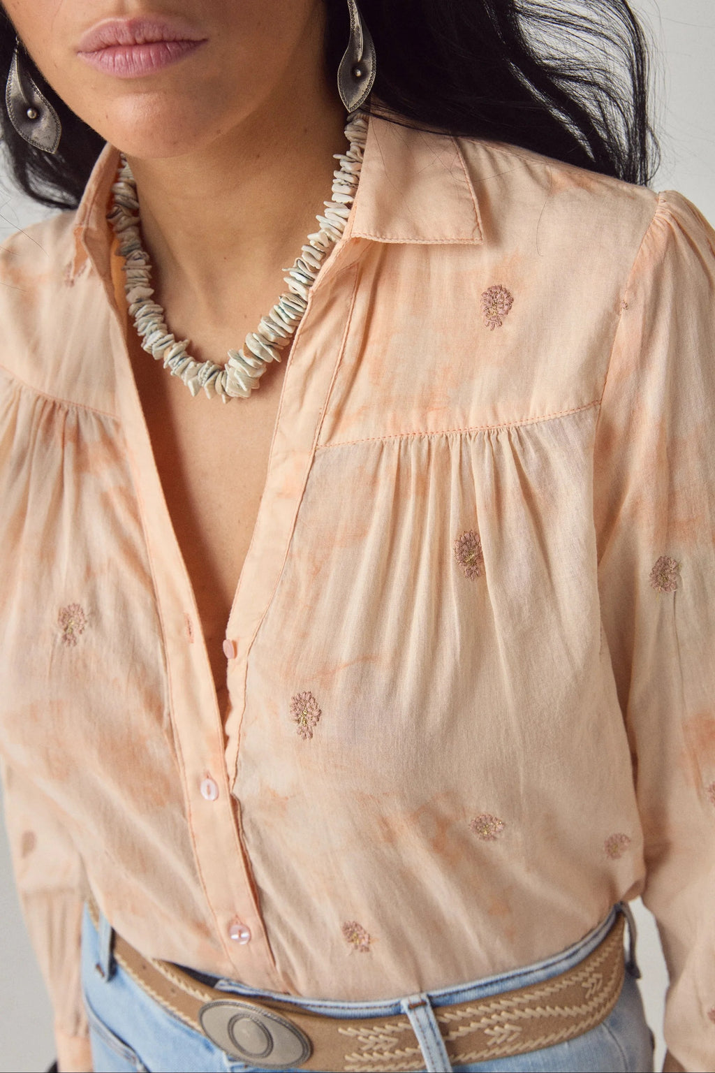 Camisa Rani Coral