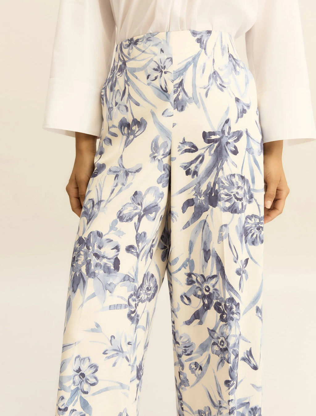 Pantalones anchos Emmtapioca Azul
