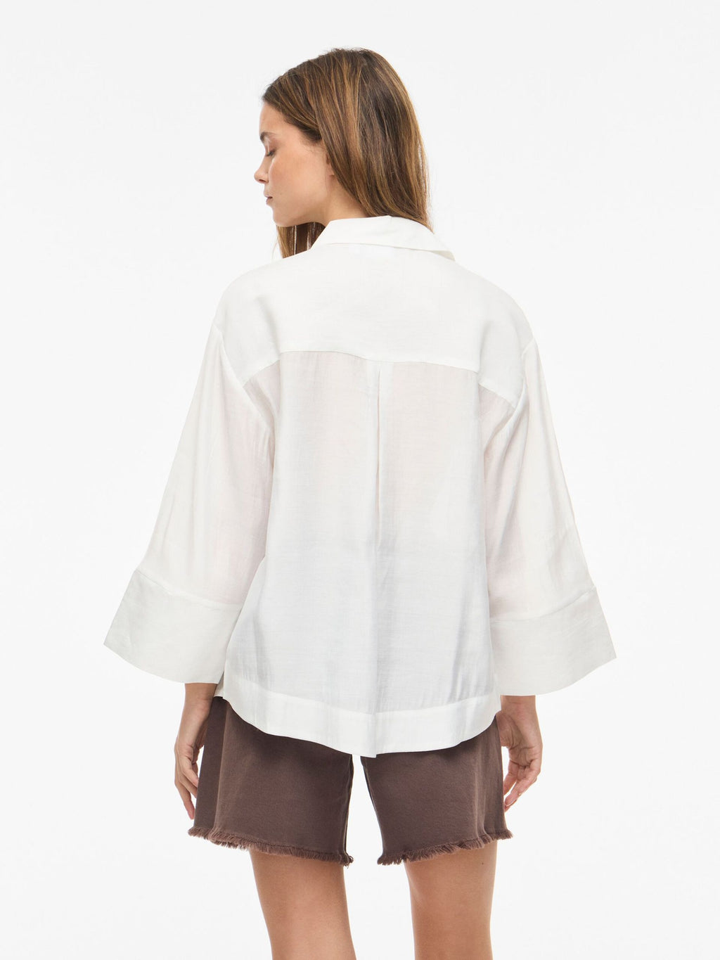 Camisa Viaspyn Manga 3/4 Branca