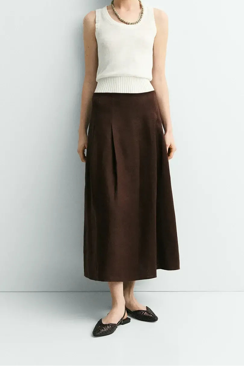 Rania Chocolate Skirt