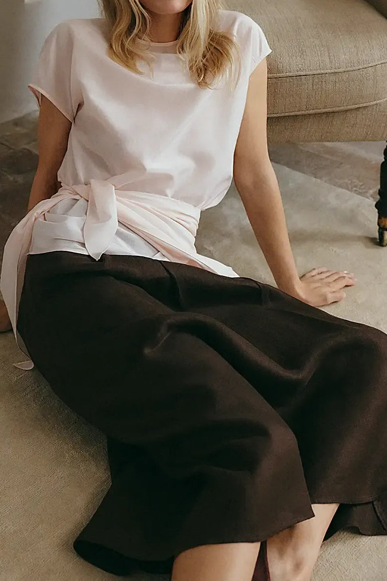 Rania Chocolate Skirt