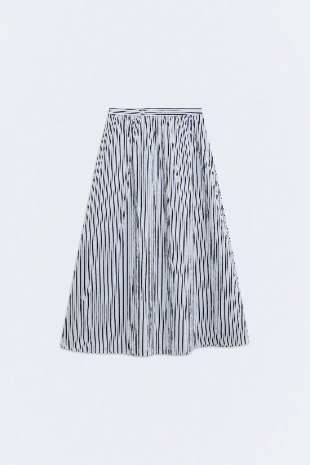 Riviera Navy Stripes Skirt