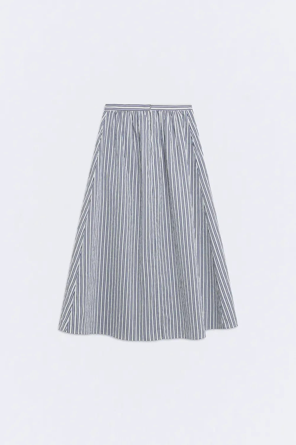 Riviera Navy Stripes Skirt