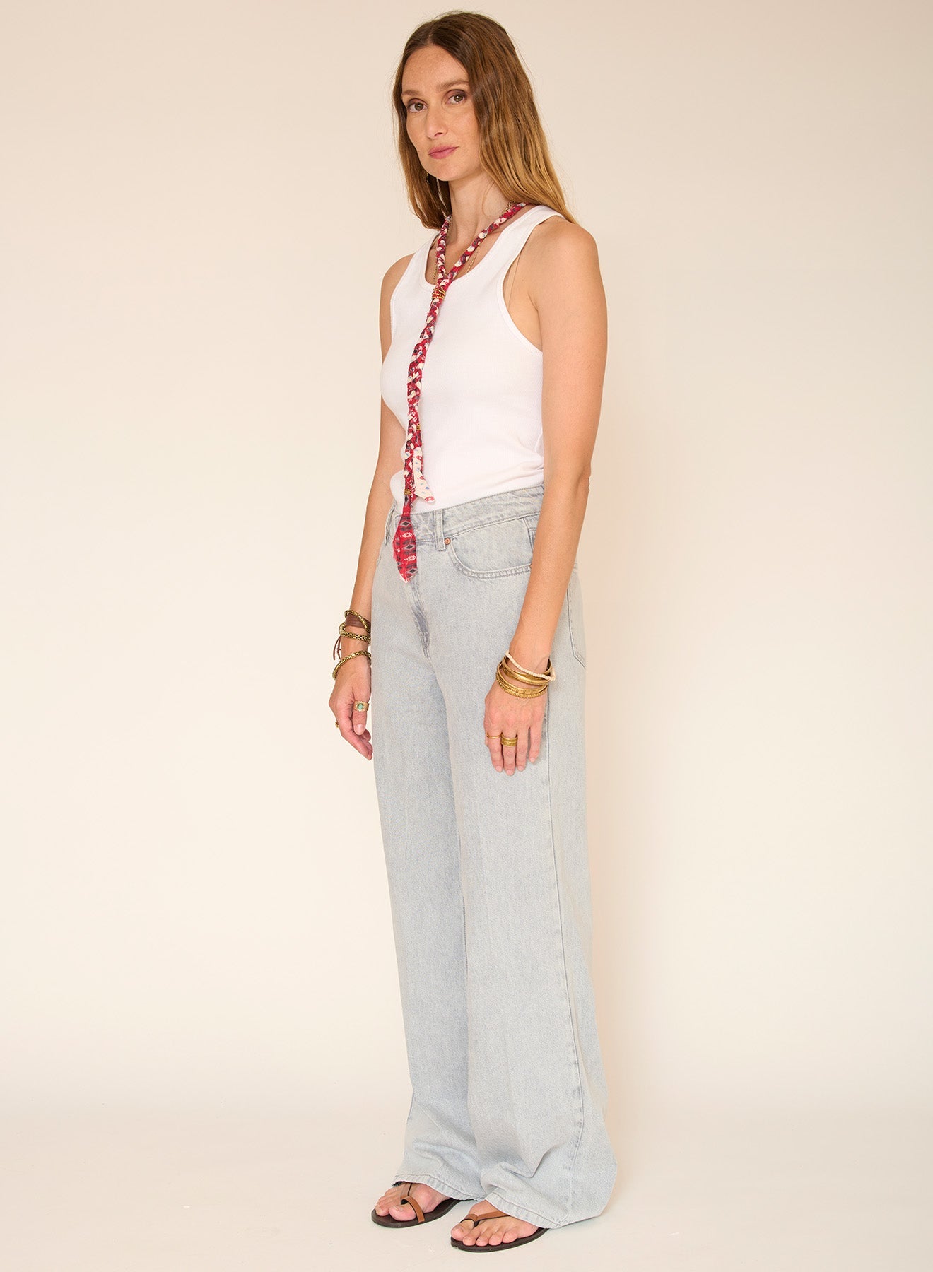 Jean Poka Tokyo Black Gris Denim - OLIVIA BRUTUS