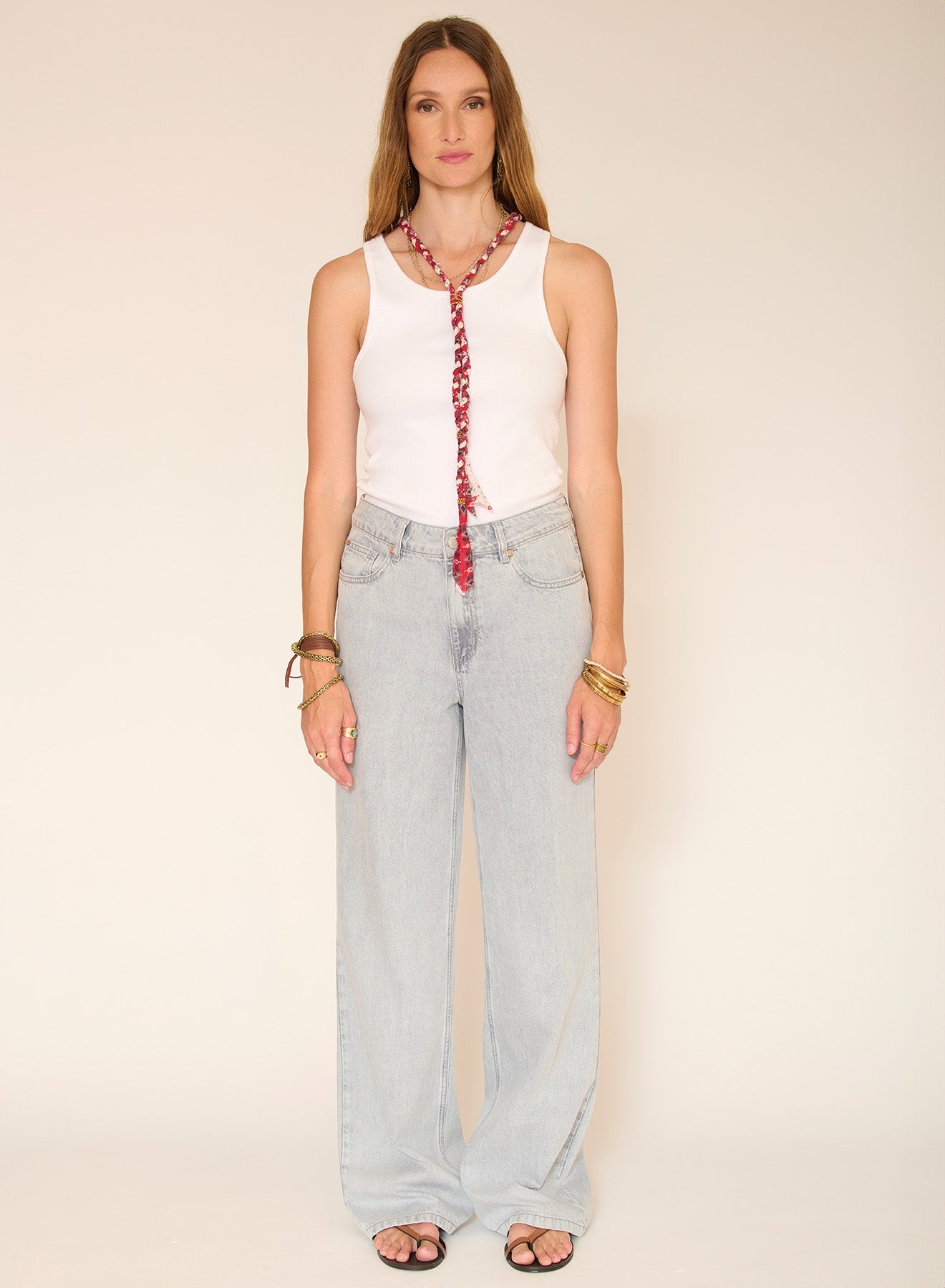 Jean Poka Tokyo Black Gris Denim - OLIVIA BRUTUS