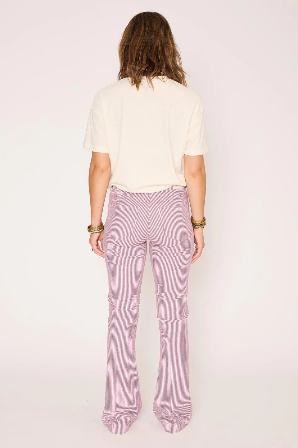 Jean The Diana Portofino Stripes Rosa - OLIVIA BRUTUS