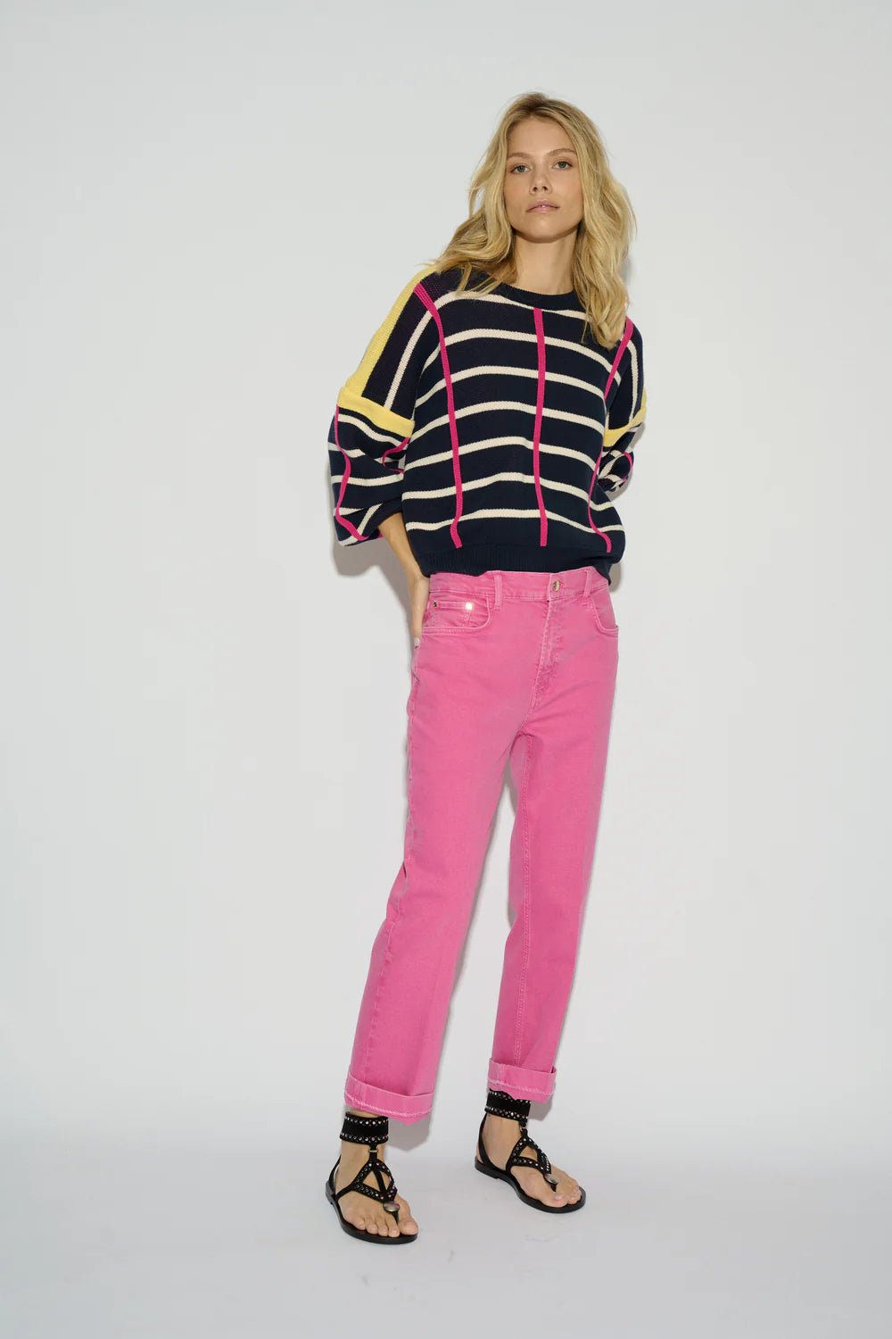 Jeans Kira Rosa - OLIVIA BRUTUS