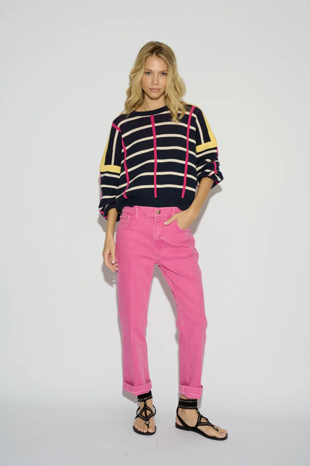 Jeans Kira Rosa - OLIVIA BRUTUS