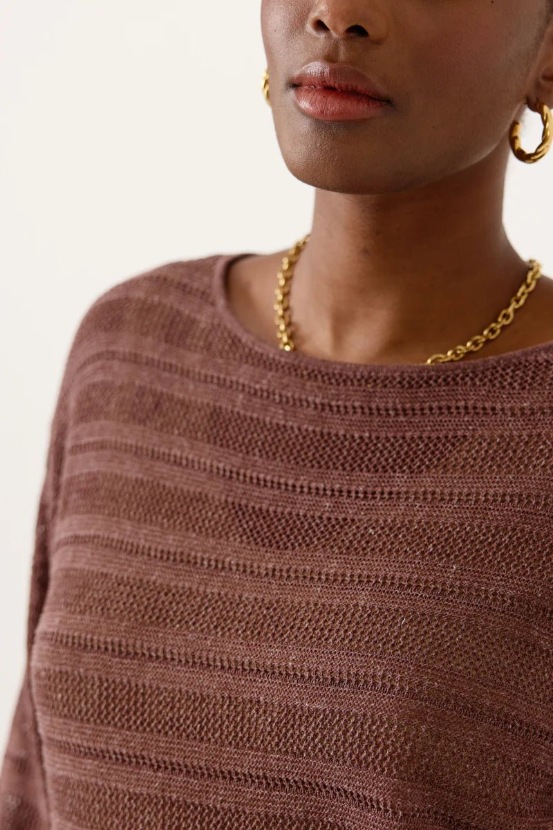 Jersey Livora Marrón - OLIVIA BRUTUS