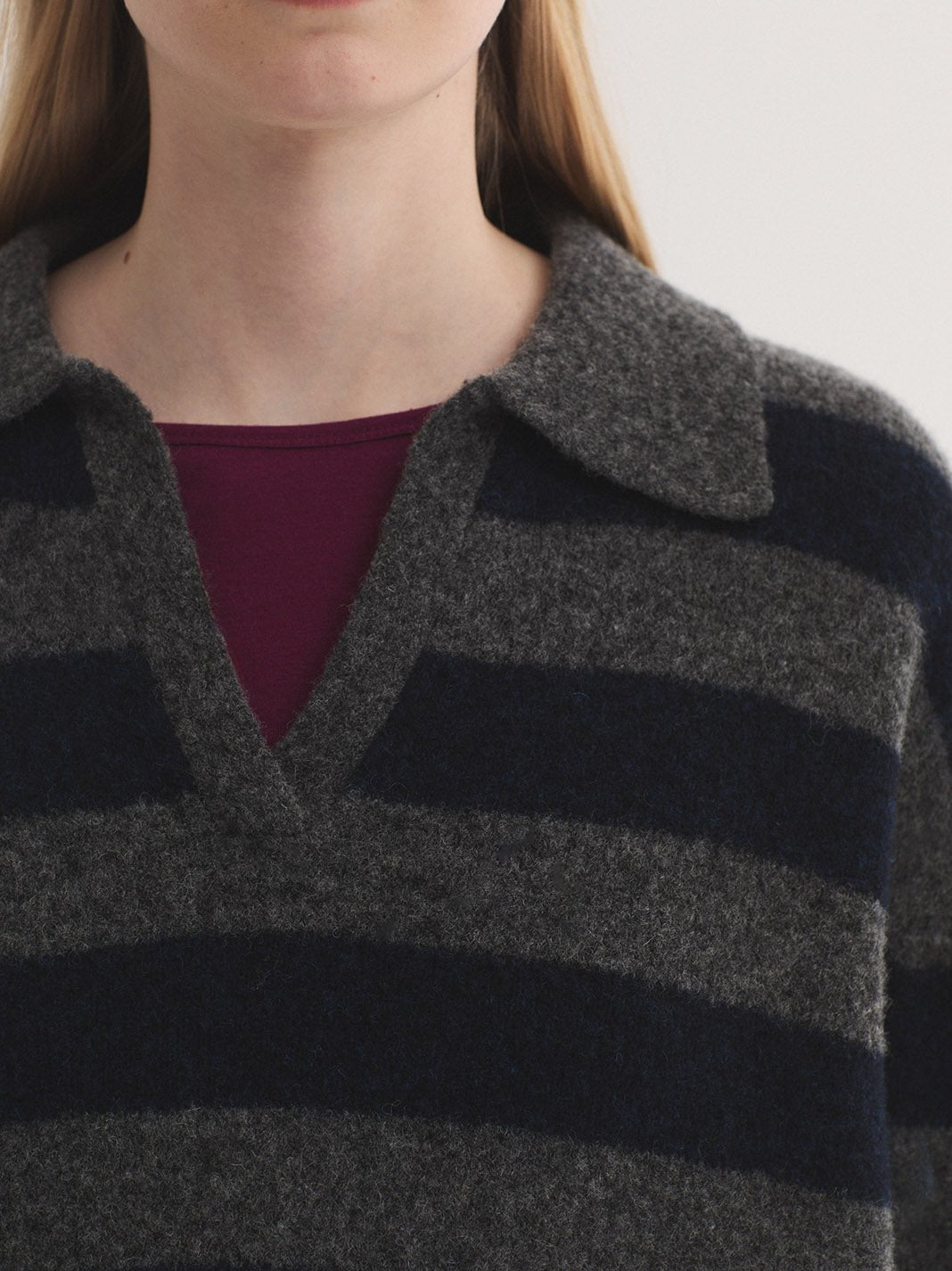 Jersey polo raya bicolor - OLIVIA BRUTUS