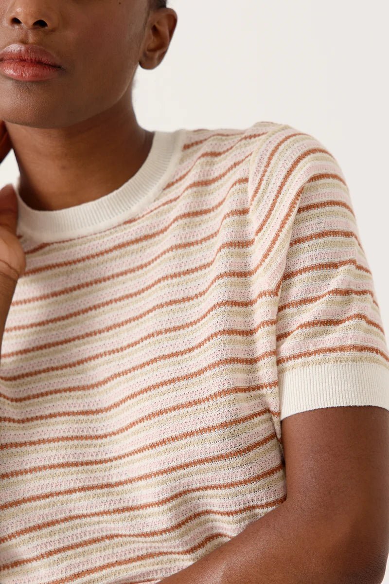 Jersey Top Lyseane Terracota - OLIVIA BRUTUS