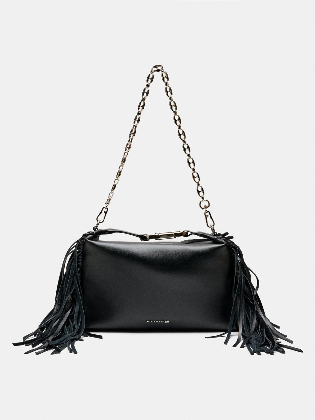 Bolso Kenza Medium Flecos Negro - vista 1