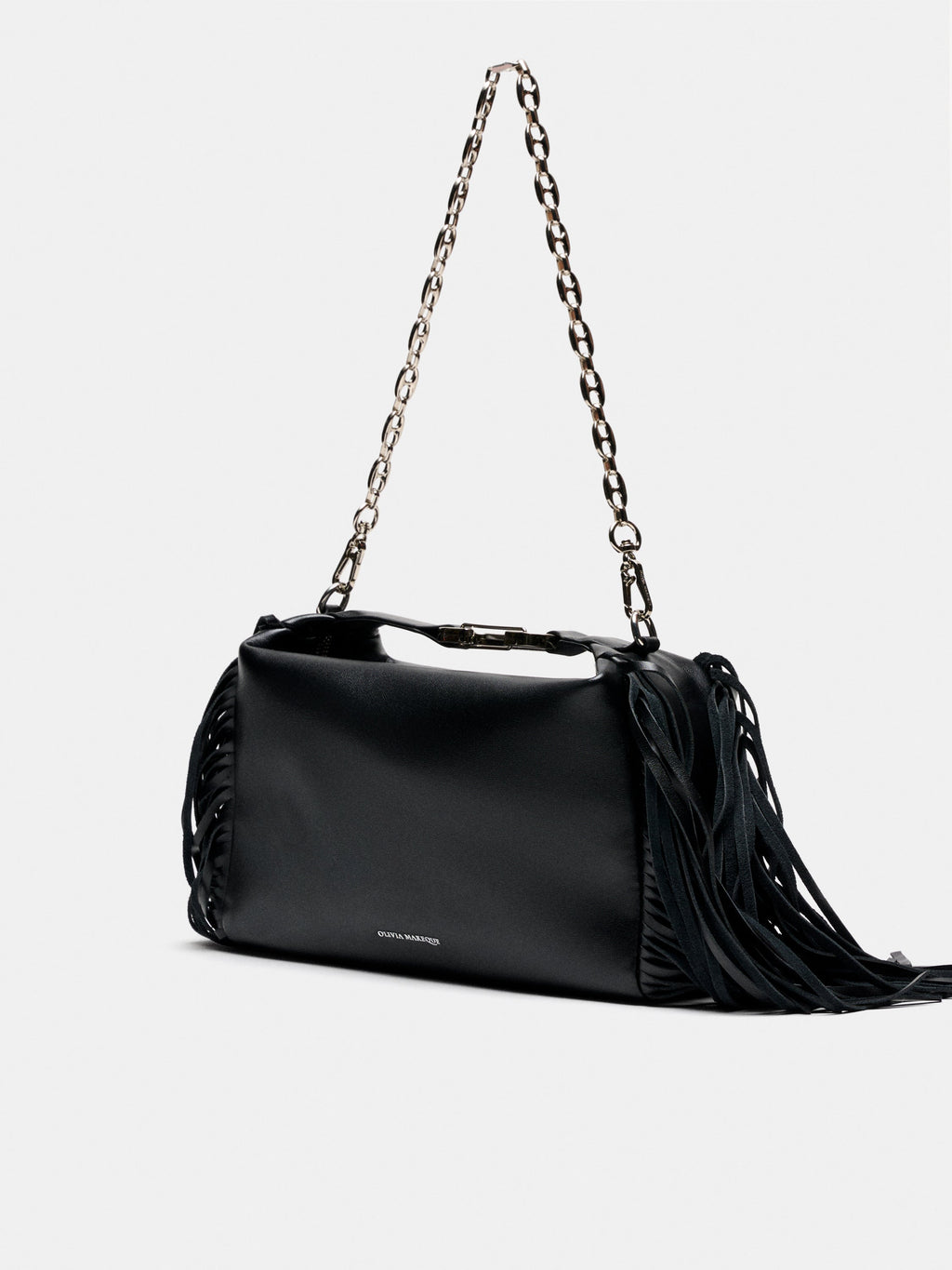 Bolso Kenza Medium Flecos Negro - vista 3