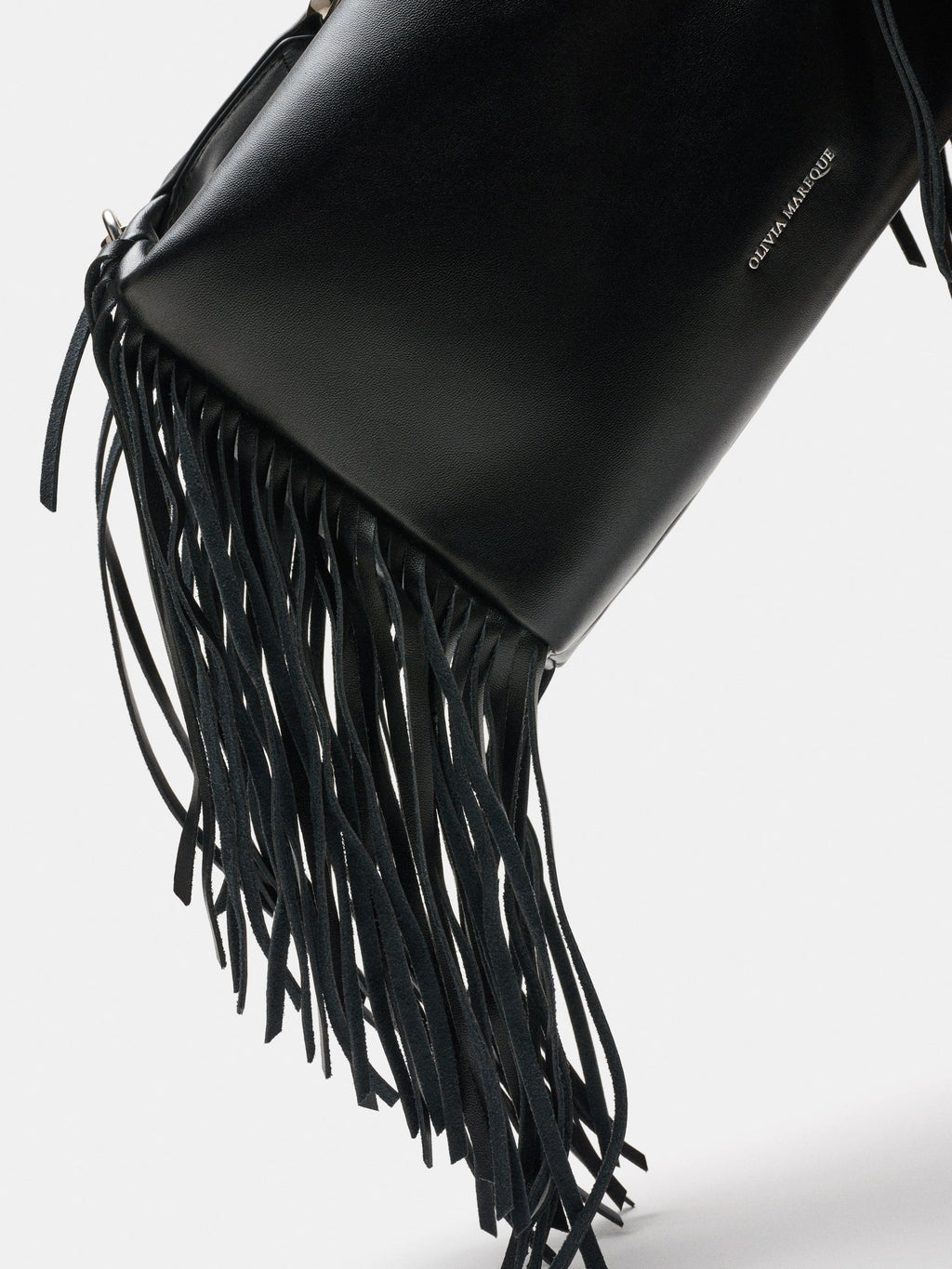 Bolso Kenza Medium Flecos Negro - vista 5