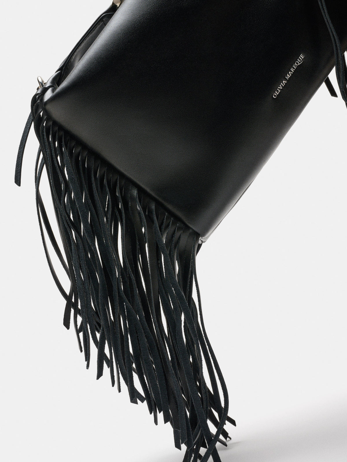 Bolso Kenza Medium Flecos Negro - vista 5