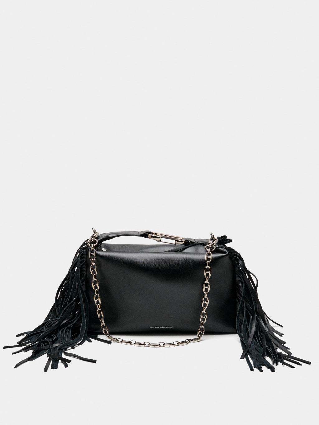 Bolso Kenza Medium Flecos Negro - vista 6