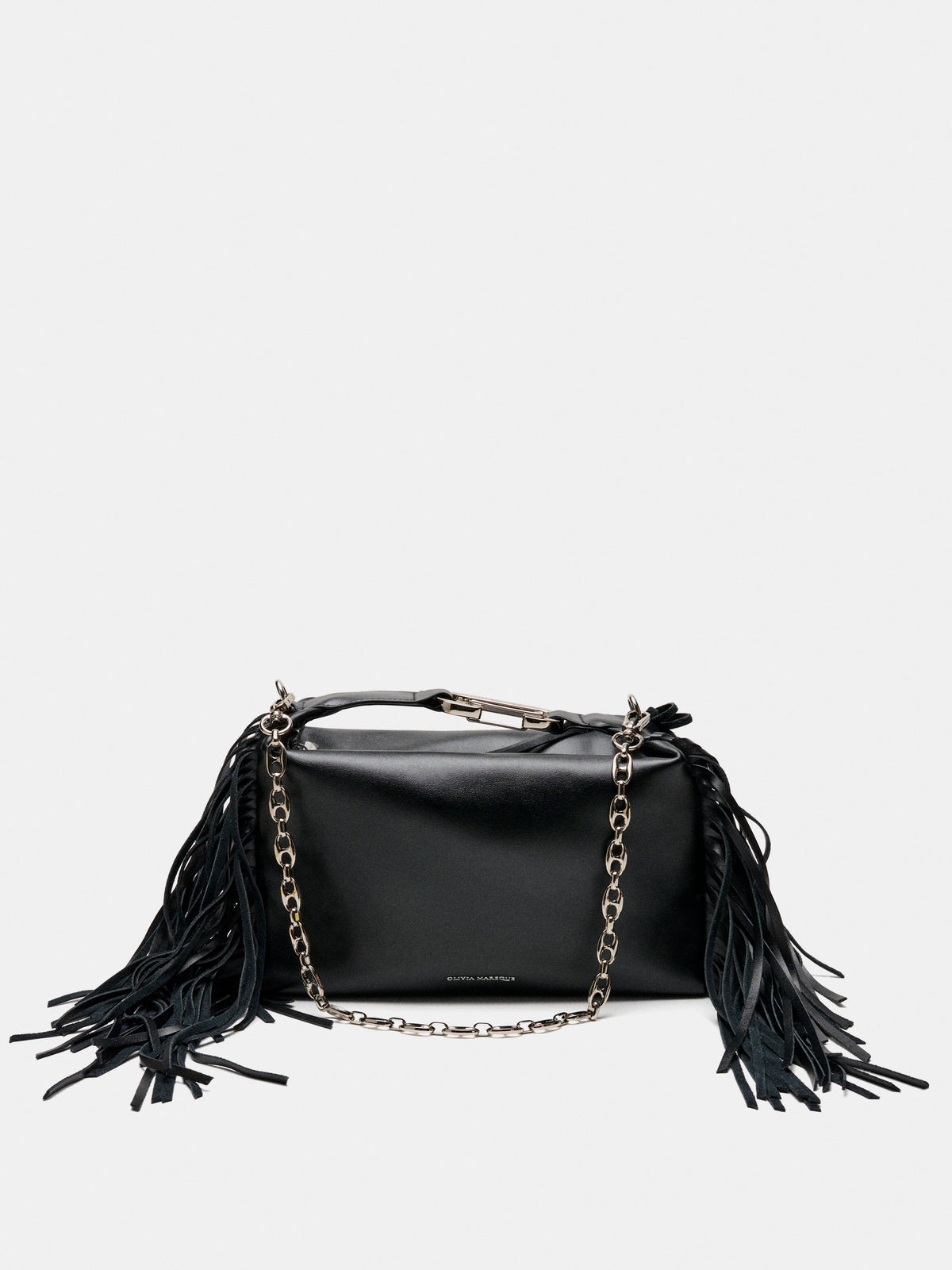 Bolso Kenza Medium Flecos Negro - vista 6