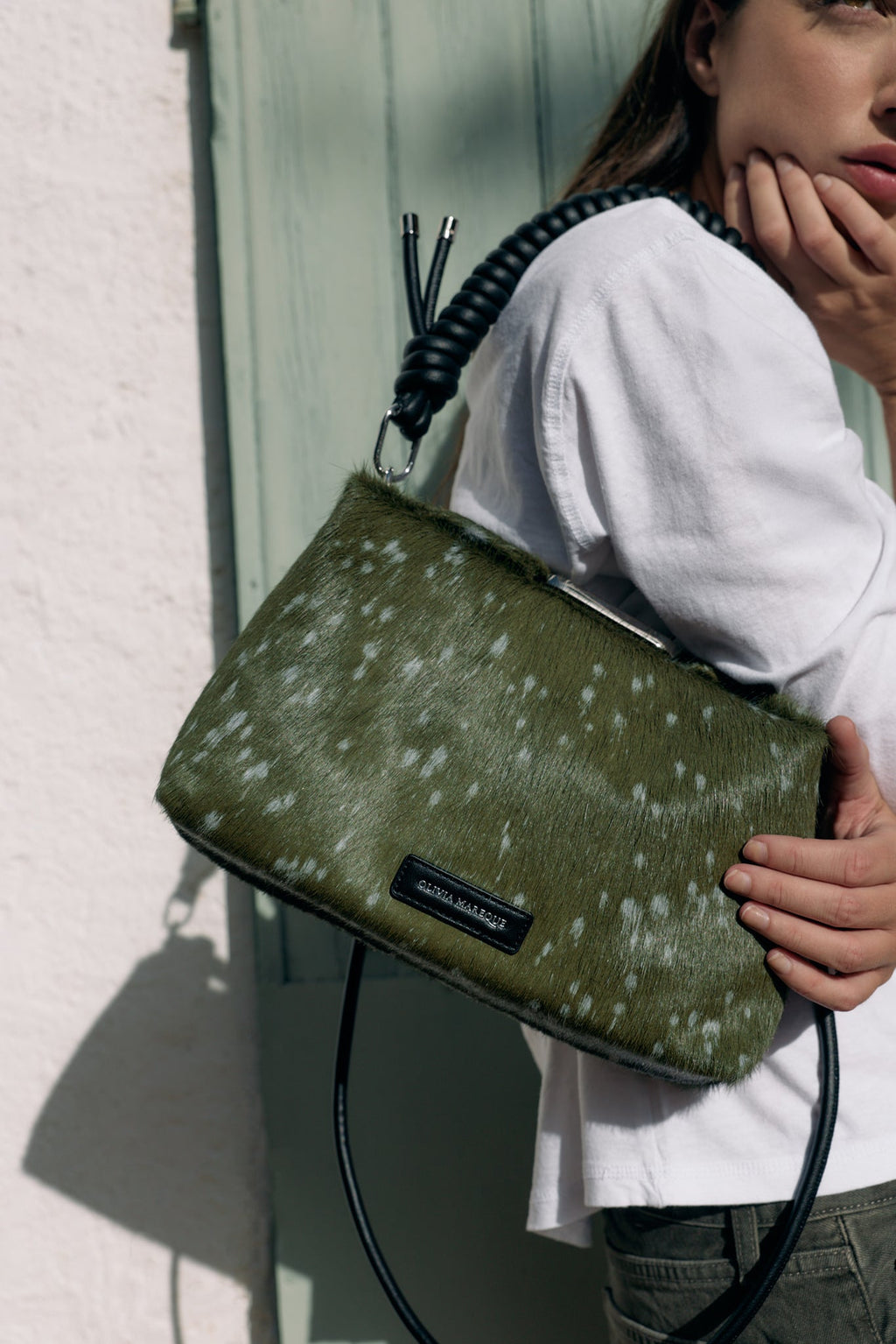 Bolso Kenza Medium Pintas Verde - vista 2