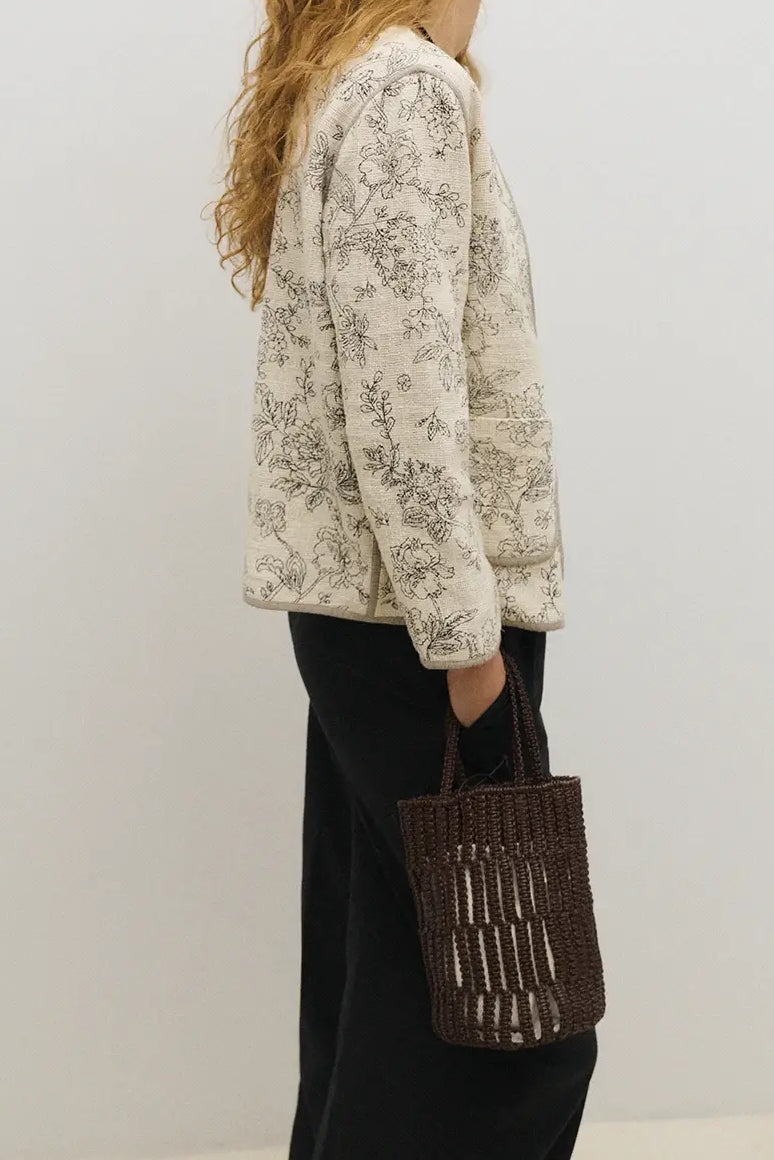 Kimono Morris Ecru Flower