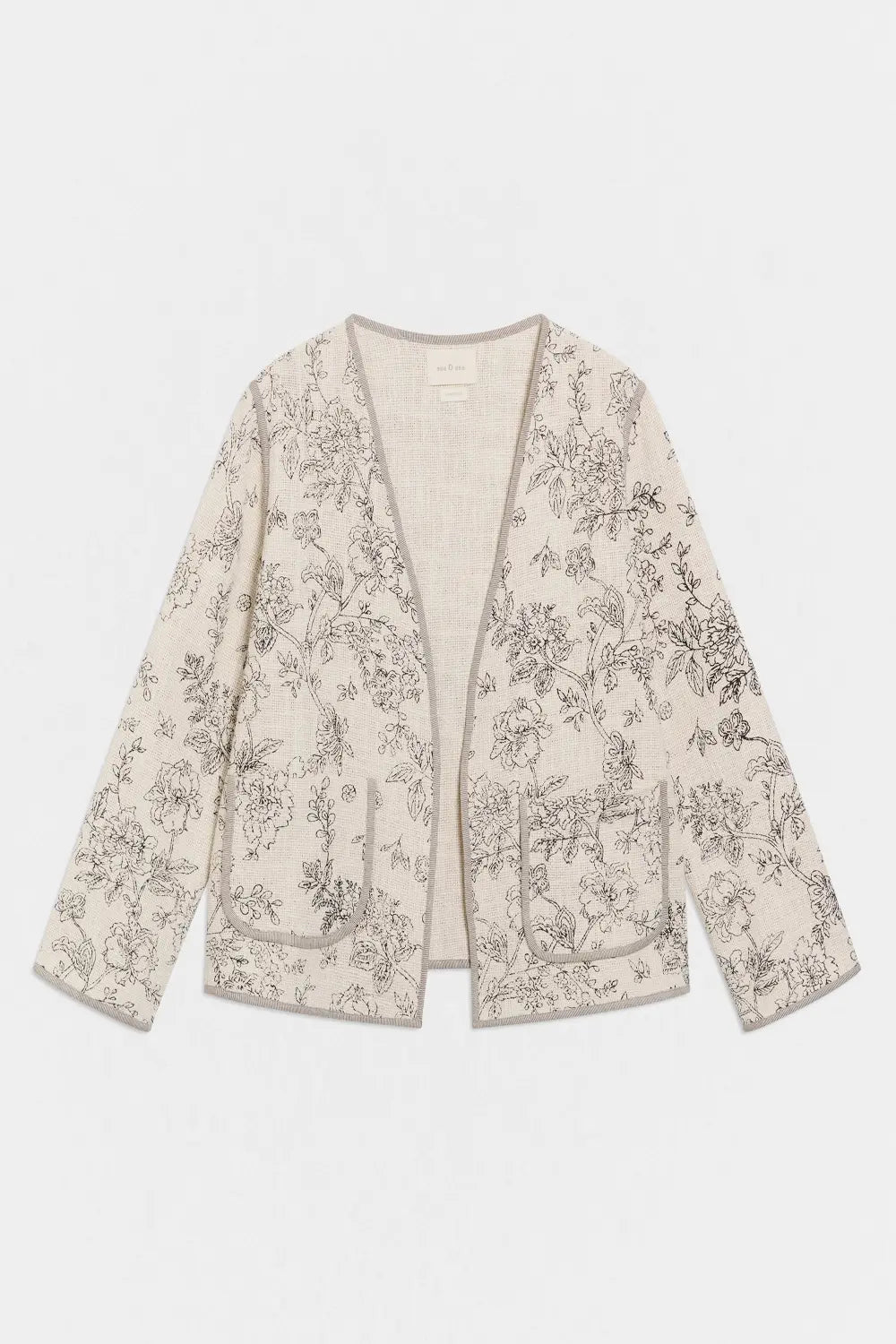 Kimono Morris Ecru Flower